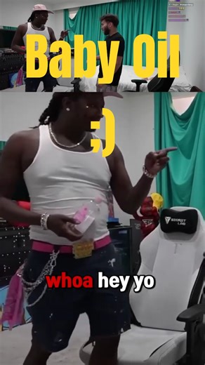 Young Thug Finds Adin Ross’ Baby Oil 😂