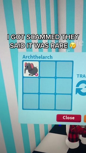 Rare Scam in Adopt Me Trading on Roblox
