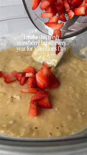 I first shared this viral fresh strawberry bread recipe over 8 years ago. It’s based off our popular cherry bread and it goes viral every Valentine’s Day, Easter and Mother’s Day! People love it for its beautiful color, simple sweet strawberry flavor, and its incredibly moist texture. No dry quick bread here! The strawberry bread isn’t overly sweet on its own, leaving plenty of room for the quick strawberry glaze. Comment RECIPE and I’ll send you the link! https://www.tastesoflizzyt.com/strawber