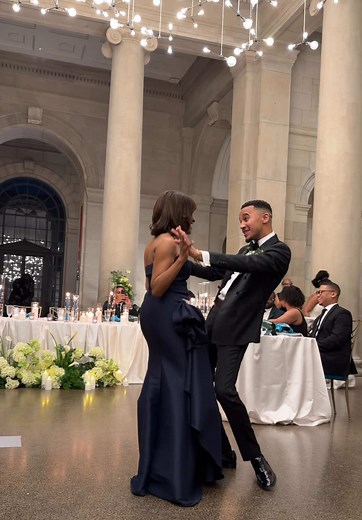 Mother-Son Dance: Noah and Ms. J’s Playful Moment