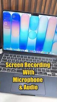 MacBook screen recording with audio mic | How to record screen in MacBook