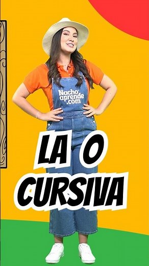 LA O CURSIVA | aeiou | Las Vocales para Niños - #lasvocales #aeiou #aprendizajedivertido #letra