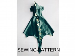 Dragon Cape Sewing Pattern. Dragon Costume for Kids. Sizes From 2 to 10 Years - Etsy