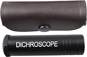 Heavy Duty Calcite Dichroscope Gemstone Tester Trichoic Pleochroic Colors Gemstone Identification Gemstones Gemological Testing Diamond Jeweler Tool Metal Body Gemology