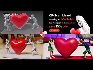 CR Scan Lizard Scan Portraits and 3D Printing to Make Custom Gifts#giftideas