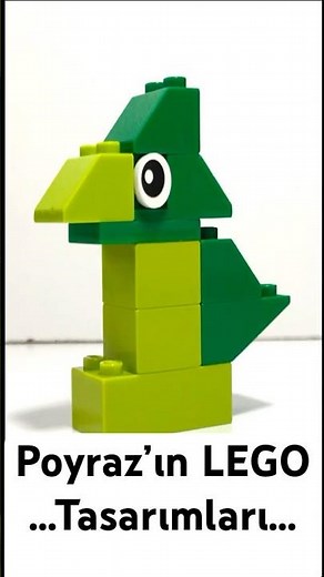 How to Make a Cute Little Dinosaur with LEGO 🦖 | Easy and Fun Model #LEGO #Shorts