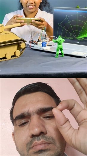 DIY Ultrasonic Radar That Detects Tanks | Arduino Project