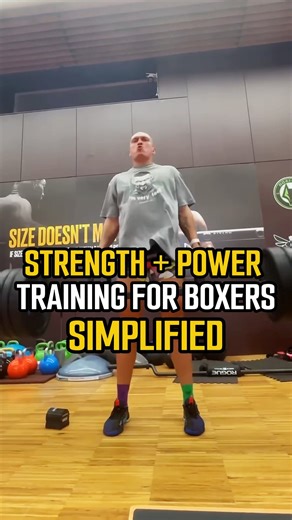 STRENGTH + POWER TRAINING FOR BOXERS SIMPLIFIED 🥊🏋️‍♂️🔥 #boxing #boxer #strengthandconditioning