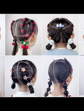 Easy and Cute Hairstyles for Kids | Step by Step Hair Tutorial