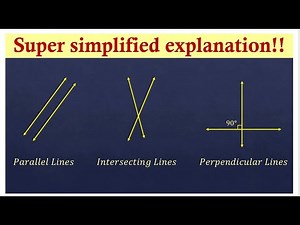 Parallel, Intersecting, and Perpendicular Lines