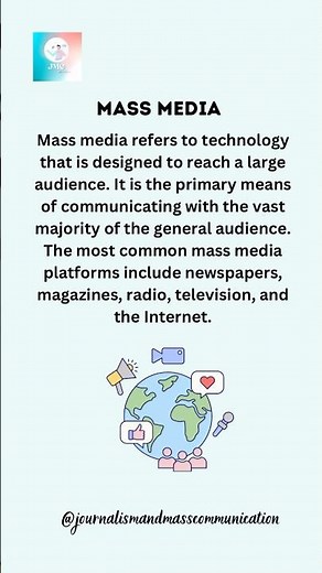 What is Mass Media ? #journalism #massmedia #masscommunication