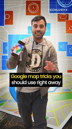 Google Maps Tricks You Should Use Right Now 🗺️📱 . . . . #GoogleMaps #HiddenFeatures #googletricks #navigation #traveltips #TechHacks #smartphone #reelsinstagram #techreels | Techlusive
