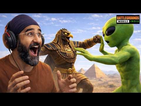 BGMI LIVE : ANCIENT SECRET vs ALIEN 🤩| PUBG x NEW UPDATE