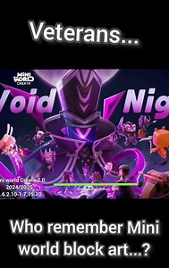 Do you remember Mini world block art?...