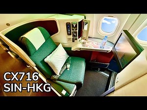 CX716 Cathay Pacific A330 Business Class Singapore 🇸🇬 to Hong Kong 🇭🇰 October 2025 Flight Review