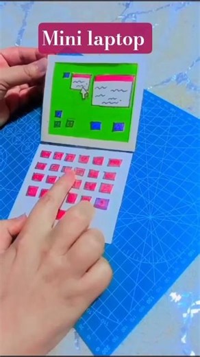 Diy paper laptop.Turn simple paper onto a mini laptop.