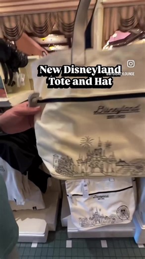 New Disneyland Tote and Hat #disney #disneyland #disneystore #disneyparks #disneystyle @Disney @Disney Store @Disney Style @Disney Parks