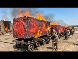 Pakistan's INCREDIBLE Method – Recycling Aluminum Metal into Frying Pans - @TopWorks