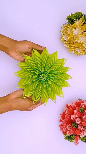 Creative Paper Snowflake Idea ✨Snowflake Cutting Design Step by Step ❄️ | Creative Art & Craft Ideas