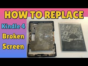 How to replace Kindle 4 (DO1100) broken screen