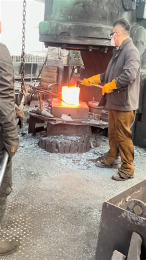 7K views · 60 reactions | Inside the factory Hot Forging Process – The Dance of Fire and Steel! #process #forging #factory #manufacturer #blacksmith | TIM inside the factory | Facebook