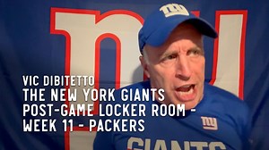 87K views · 1.8K reactions | The New York Giants Post-Game Locker Room - Week 11 - Packers | Vic DiBitetto | Facebook
