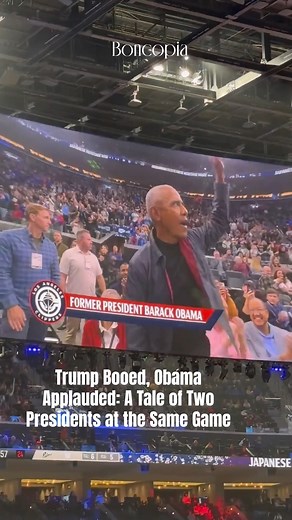 At a Washington Commanders game, Donald Trump was booed, while Barack Obama received a standing ovation, highlighting the differing public perceptions of the two presidents. #NFL #Trump #Obama #SportsAndPolitics | Boncopia