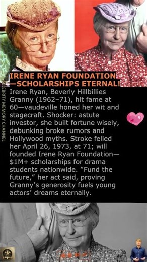 Irene Ryan Foundation—Scholarships Eternal!