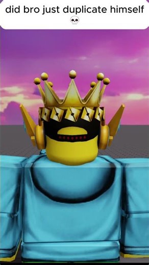 Did bro just duplicate himself💀 #roblox #memes #meme #funny #robloxedit #robloxmemes