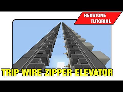 Trip Wire Zipper Elevator "Tutorial" (Minecraft Xbox/Ps3 TU16)