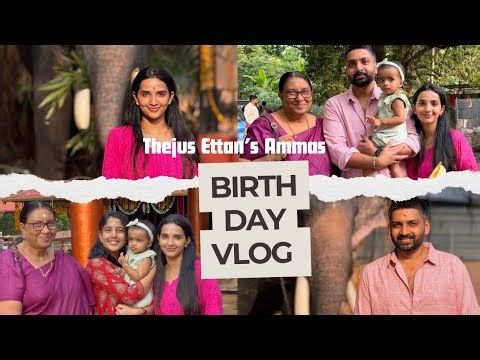 Birthday Vlog 🎂 l Pirannal 🌟l Amma's Bday l Family l Malavika Krishnadas