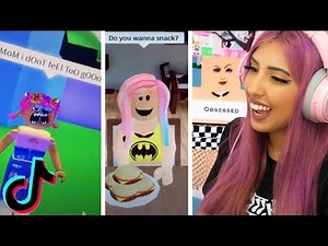 REACTING TO ROBLOX TIK TOKS! 😂