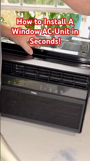 How to install a window ac unit. Window air conditioner easy install. Install Window Air AC #shorts