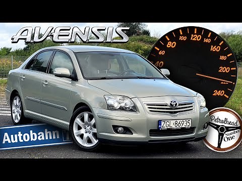 2006 Toyota Avensis 2.0 VVT-i (147 KM) | V-MAX, 0-100, 100-200 km/h, Próba autostradowa, TEST. | 4K
