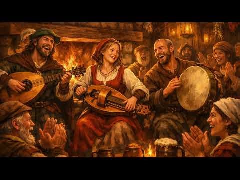 Upbeat Tavern Music of the Middle Ages | Medieval Bard Music | Tavern Songs & Fantasy Ambience