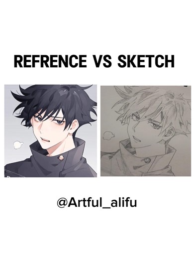 reference vs sketch 😎(og idea) #shorts
