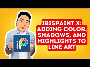Ibispaint X: Adding Color, Shadows, and Highlights to Line Art (FOR BEGINNERS)