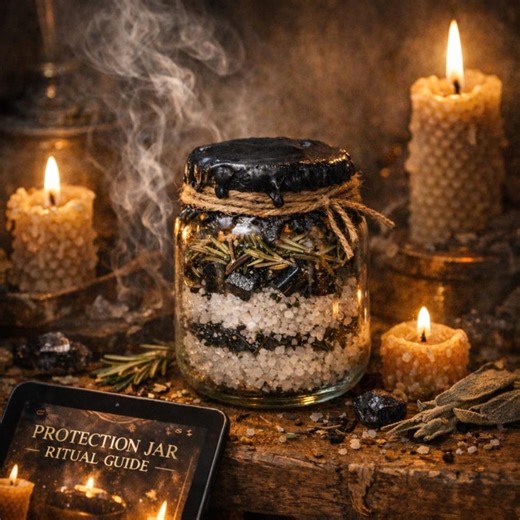 Protection Salt Jar Spell Guide | Banishing Negativity Ritual | Empath Energy Shield | Witches Protection Jar | Block Jealousy | Digital PDF - Etsy