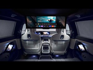 2023 BMW 7 Series And i7 EV - 31 inch 8K theater screen Interior Details