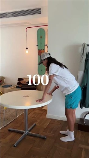 0％から、100％まで😍小さな部屋に、ちょうどいい可変テーブル#テーブル#省スペース#一人暮らし#home#shorts