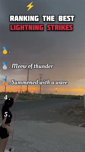 Ranking the best lightning strikes caught on camera