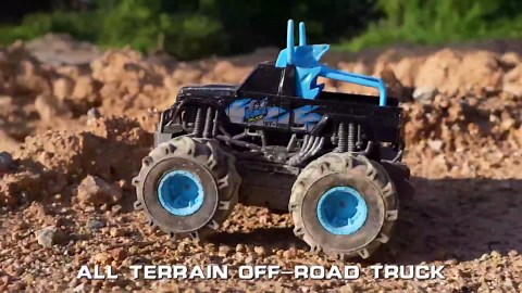 Amazon.com: BainGesk Waterproof Remote Control Monster Truck Toys, 1:16 RC Car, 2.4GHz 4WD All Terrain Car Toys with 2 Rechargeable Batteries, Off-Road Truck Gifts for 6, 7, 8, 9, 10, 11, 12 Year Old Boys : Toys & Games