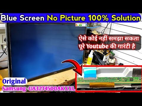 Blue Screen No Picture Led tv Repair | Samsung Smart led tv repair No Graphics