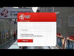 Moodle Login (Student)