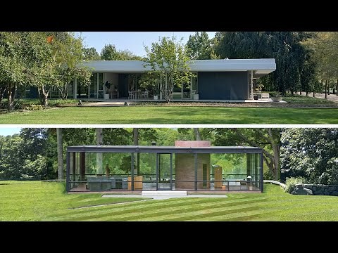 Architecture CodeX #54 The Glass House by Philip Johnson and The Miller House by Eero Saarinen