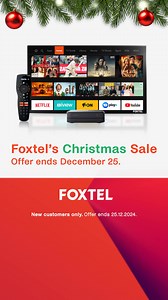 With Foxtel under the tree, the whole family will be wrapped with our Christmas Sale. Enjoy blockbuster movies, world class dramas, over 50 sports live, the best Lifestyle shows, Foxtel Originals, plus everything from Netflix – all in one place. Offer ends 25.12.2024. | Foxtel