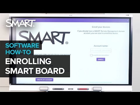 Enrolling SMART Board interactive displays with iQ in SMART Remote Management (2022)