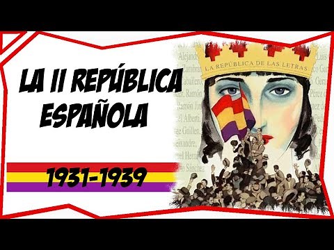 🔴🟡🔴 The Second Spanish Republic (1931-1939) ✅SUMMARY✅ History of Spain