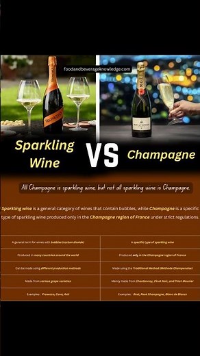 Sparkling Wine vs Champagne