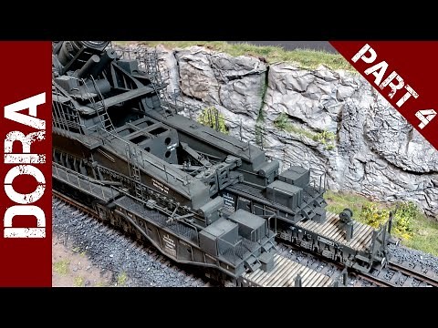 Dora Railway Gun Diorama (HobbyBoss 1/72 scale model)